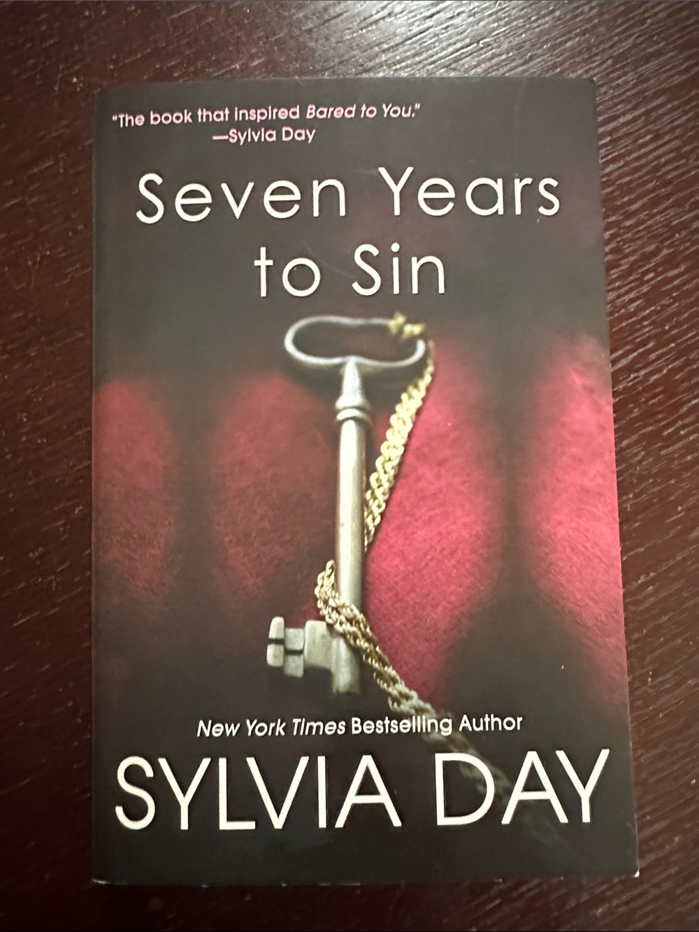Seven Years to Sin paperback novel by Sylvia Day